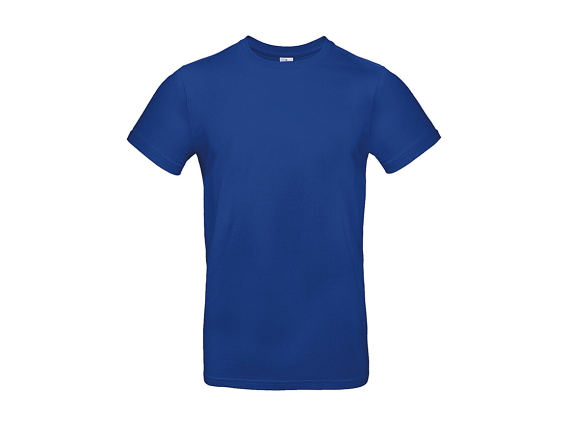 B & C #E190 T-Shirt, Royal Blue, S bedrucken, Art.-Nr. 019423001