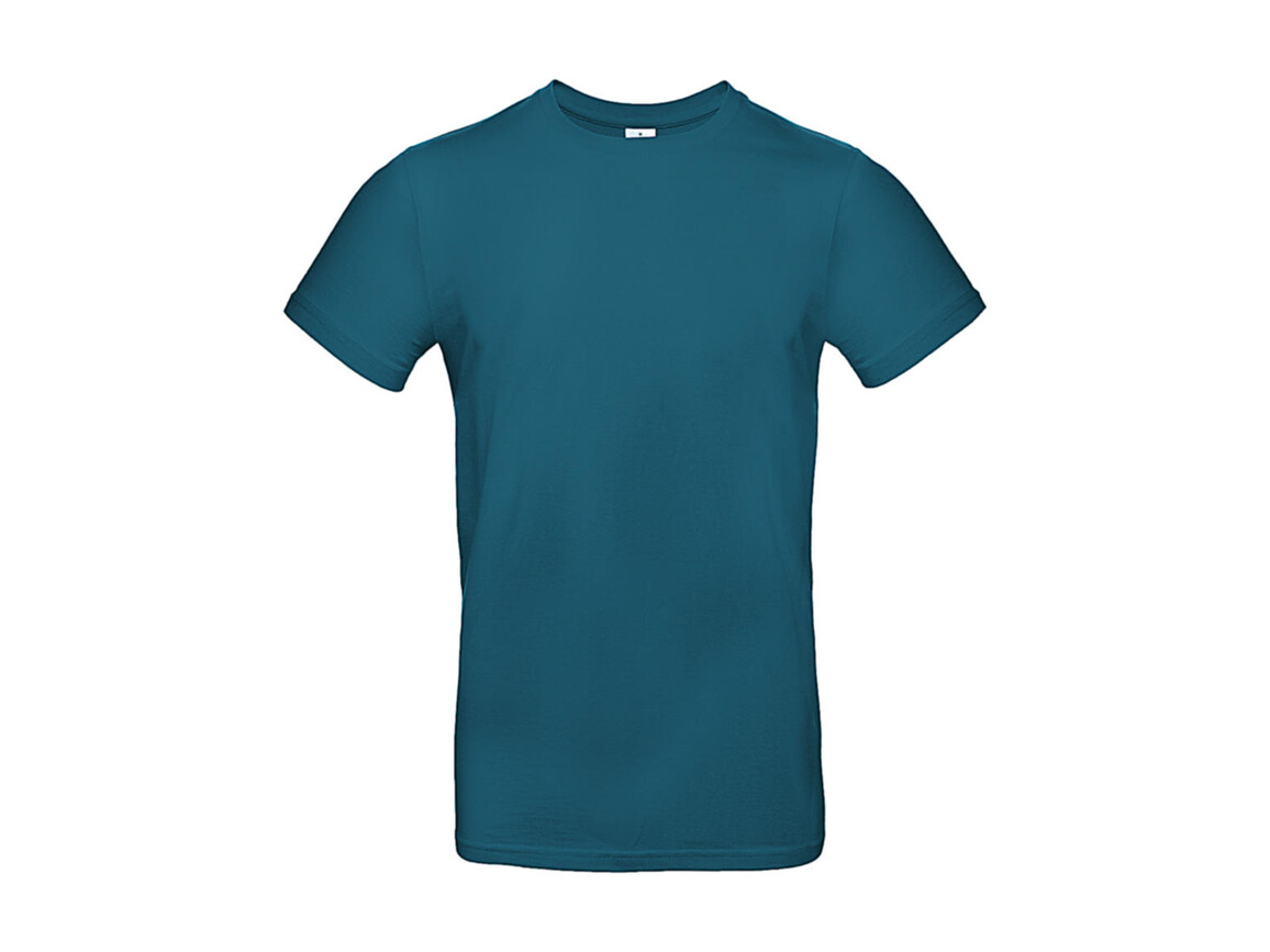 B & C #E190 T-Shirt, Diva Blue, XS bedrucken, Art.-Nr. 019423300
