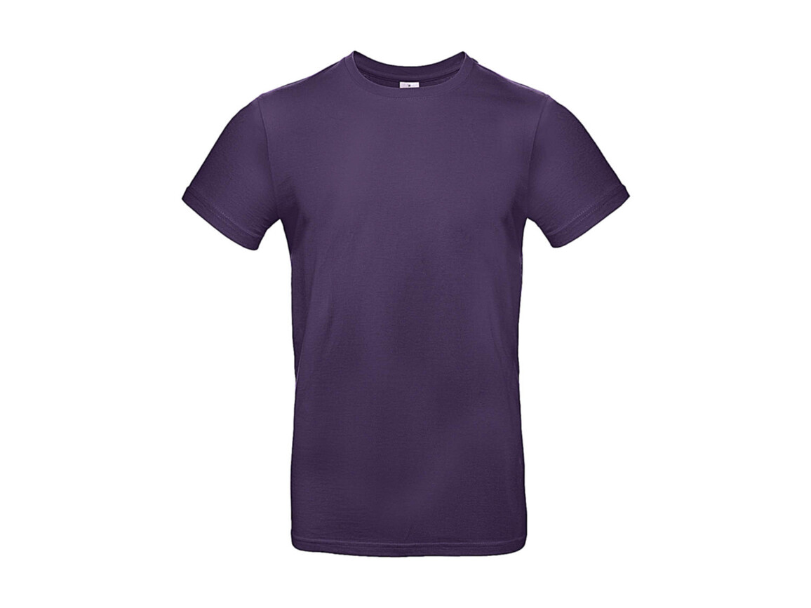 B & C #E190 T-Shirt, Radiant Purple, 3XL bedrucken, Art.-Nr. 019423466