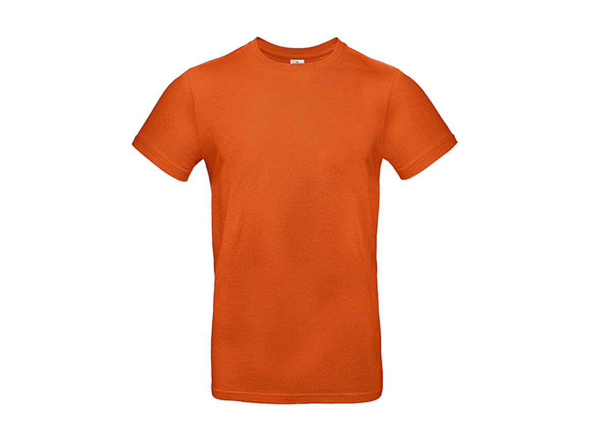 B & C #E190 T-Shirt, Urban Orange, L bedrucken, Art.-Nr. 019424093