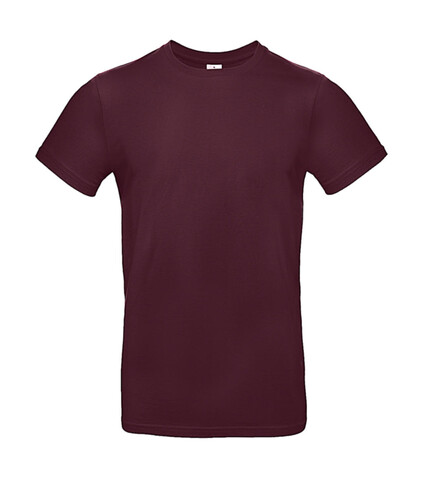B &amp; C #E190 T-Shirt, Burgundy, XL bedrucken, Art.-Nr. 019424484