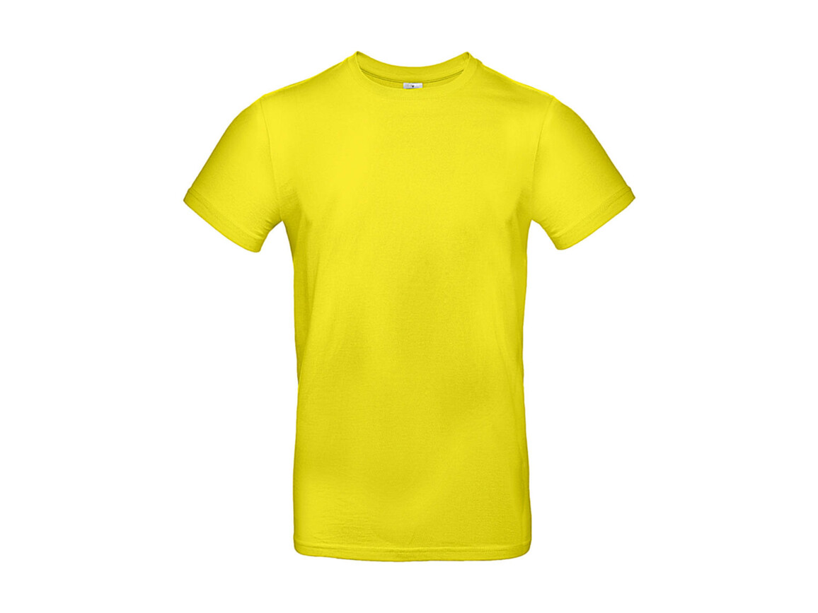 B & C #E190 T-Shirt, Solar Yellow, 3XL bedrucken, Art.-Nr. 019426076