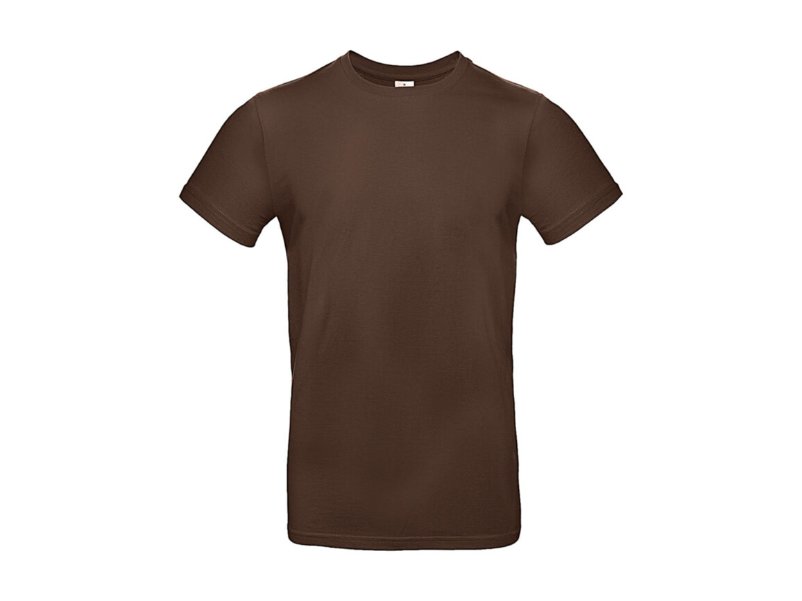 B & C #E190 T-Shirt, Chocolate, M bedrucken, Art.-Nr. 019427012
