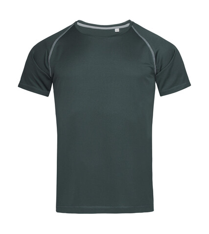 Stedman Active 140 Team Raglan Men, Granite Grey, S bedrucken, Art.-Nr. 020051193