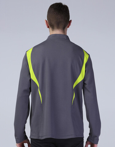 Result Spiro Trial Training Top, Charcoal/Lime/White, M bedrucken, Art.-Nr. 020331914