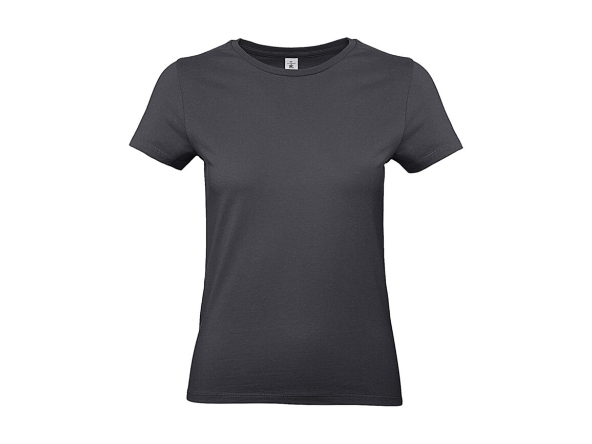 B & C #E190 /women T-Shirt, Dark Grey, XL bedrucken, Art.-Nr. 020421286