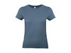 B & C #E190 /women T-Shirt, Stone Blue, M bedrucken, Art.-Nr. 020423364