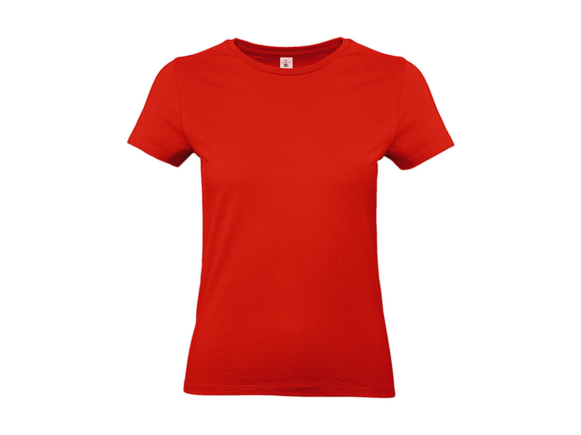 B & C #E190 /women T-Shirt, Fire Red, 2XL bedrucken, Art.-Nr. 020424077