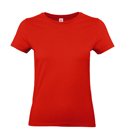 B &amp; C #E190 /women T-Shirt, Fire Red, M bedrucken, Art.-Nr. 020424074
