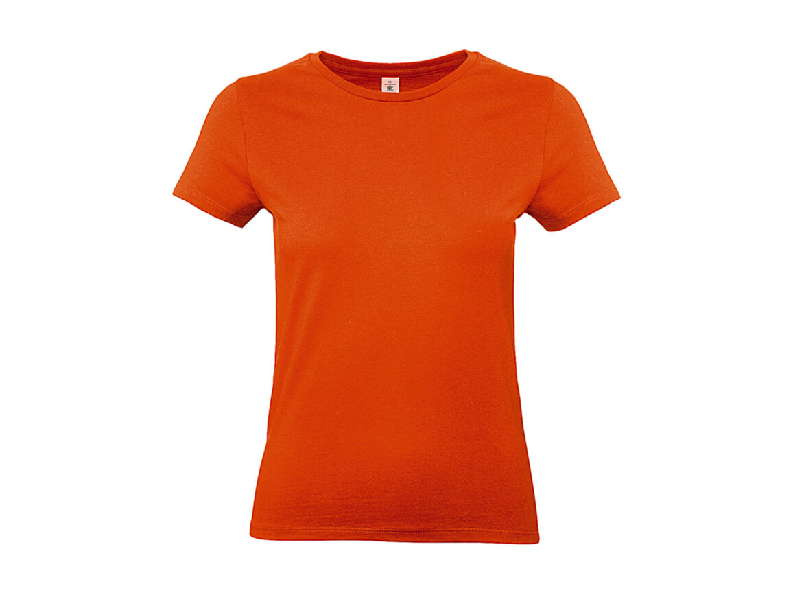 B & C #E190 /women T-Shirt, Orange, L bedrucken, Art.-Nr. 020424105