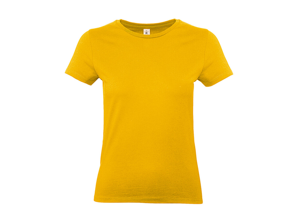 B & C #E190 /women T-Shirt, Gold, M bedrucken, Art.-Nr. 020426434