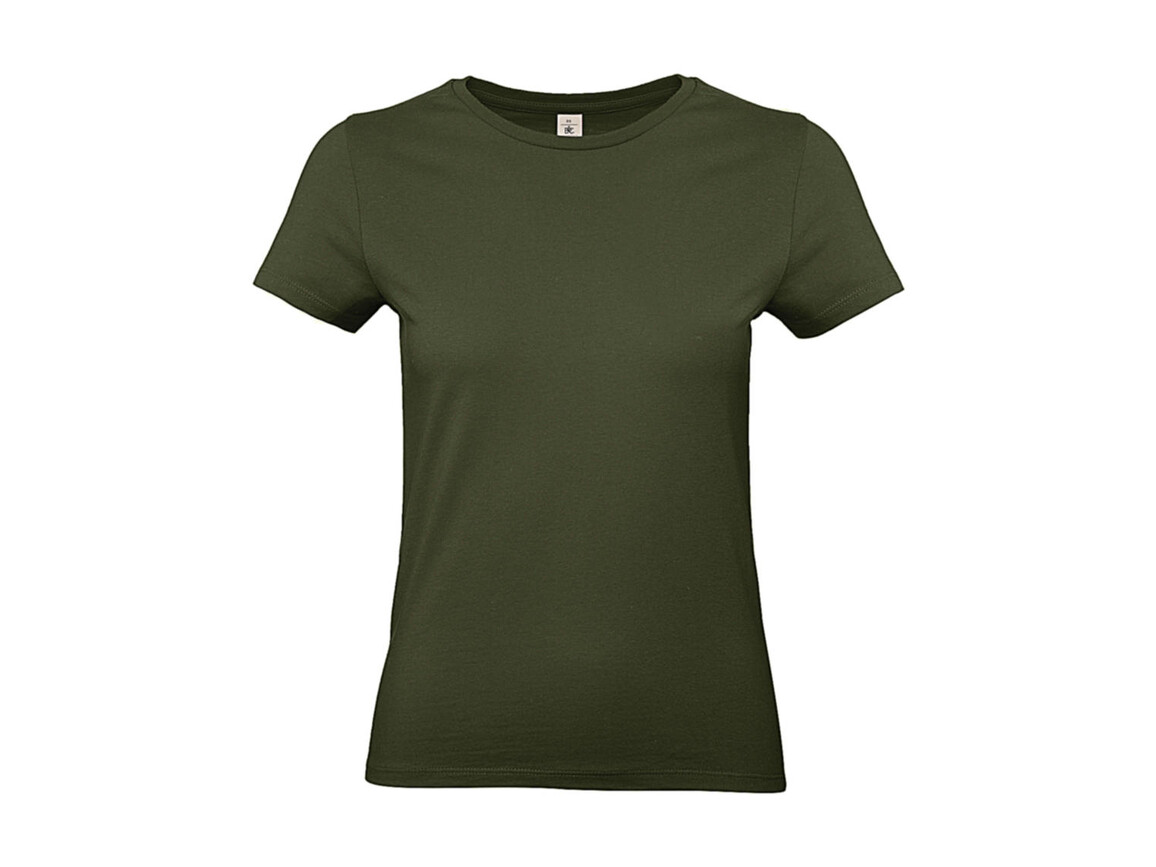 B & C #E190 /women T-Shirt, Urban Khaki, XL bedrucken, Art.-Nr. 020427366