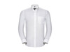 Russell Europe Men`s LS Tailored Button-Down Oxford Shirt, White, 4XL bedrucken, Art.-Nr. 021000009