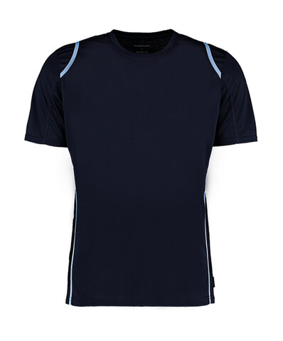 Kustom Kit Regular Fit Cooltex® Contrast Tee, Navy/Light Blue, XL bedrucken, Art.-Nr. 021112416