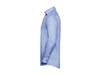 Russell Europe Men`s LS Tailored Contrast Herringbone Shirt, White/Silver/Convoy Grey, M bedrucken, Art.-Nr. 022000874
