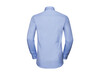 Russell Europe Men`s LS Tailored Contrast Herringbone Shirt, Light Blue/Mid Blue/Bright Navy, 2XL bedrucken, Art.-Nr. 022003837