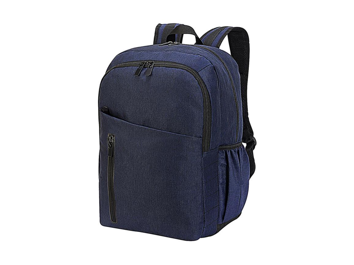 Shugon Birmingham Capacity 30L Backpack, Navy Melange, One Size bedrucken, Art.-Nr. 022382060