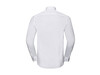 Russell Europe Men`s LS Tailored Contrast Ultimate Stretch Shirt, Black/Oxford Grey/Convoy Grey, 4XL bedrucken, Art.-Nr. 023001819