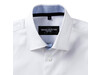 Russell Europe Men`s LS Tailored Contrast Ultimate Stretch Shirt, White/Oxford Blue/Bright Navy, M bedrucken, Art.-Nr. 023000834