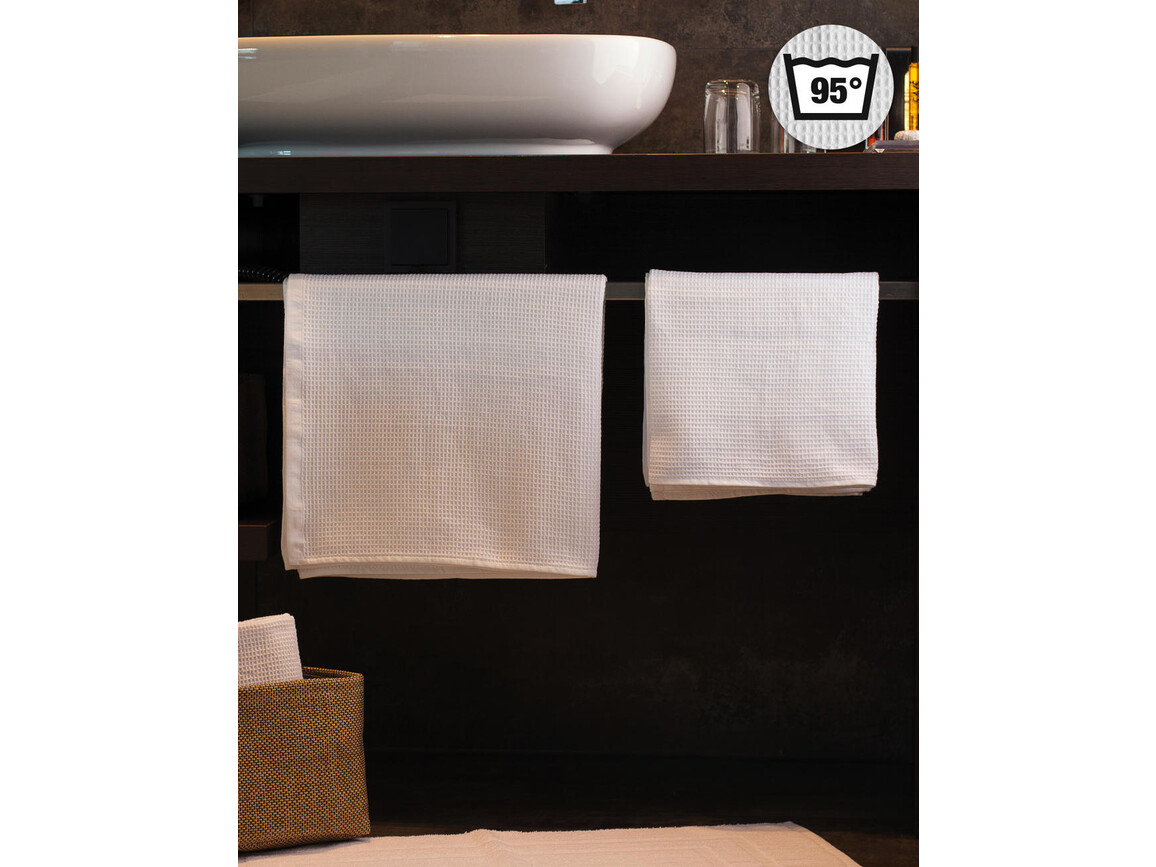 Jassz Towels Constance Bath Towel 70x140 cm, Snowwhite, One Size bedrucken, Art.-Nr. 023640010
