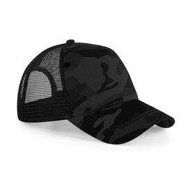 Beechfield Camo Snapback Trucker, Midnight Camo, One Size bedrucken, Art.-Nr. 023692850
