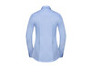 Russell Europe Ladies` LS Tailored Coolmax® Shirt, Light Blue, XS bedrucken, Art.-Nr. 024003212