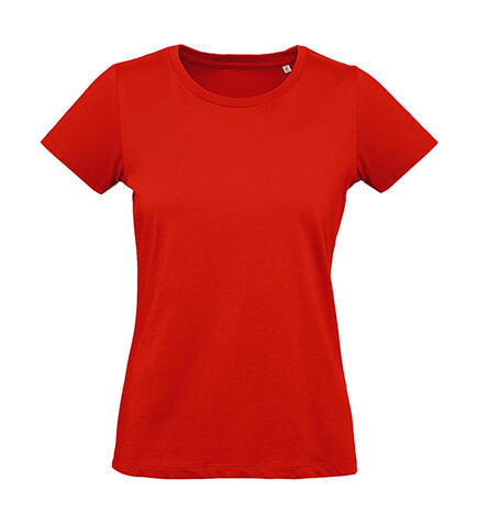 B &amp; C Organic Inspire Plus T /women, Fire Red, L bedrucken, Art.-Nr. 024424075