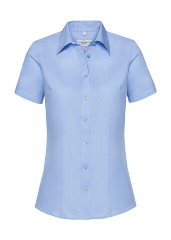 Russell Europe Ladies` Tailored Coolmax® Shirt, Light Blue, XL bedrucken, Art.-Nr. 026003216