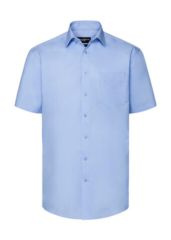 Russell Europe Men`s Tailored Coolmax® Shirt, Light Blue, 4XL bedrucken, Art.-Nr. 027003219