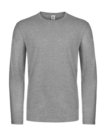 B &amp; C #E190 LSL, Sport Grey, 4XL bedrucken, Art.-Nr. 028421259