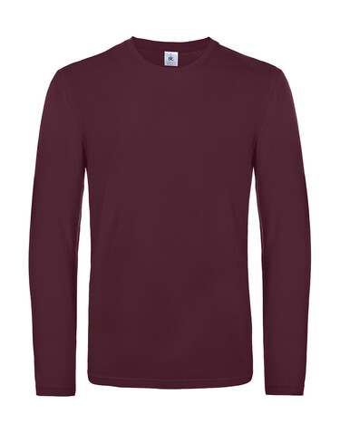 B &amp; C #E190 LSL, Burgundy, 2XL bedrucken, Art.-Nr. 028424487
