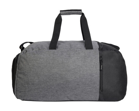 Shugon Marathon Sport Bag, Grey Melange/Black, One Size bedrucken, Art.-Nr. 029381550
