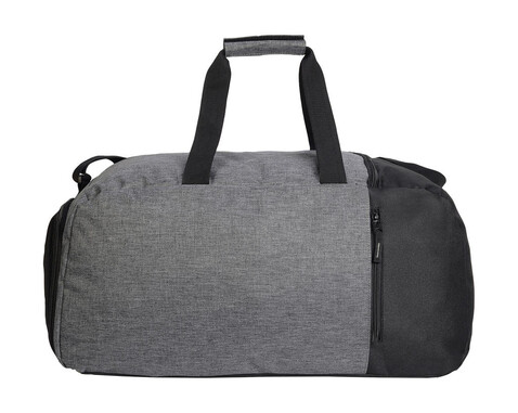 Shugon Marathon Sport Bag, Navy Melange/Black, One Size bedrucken, Art.-Nr. 029382540