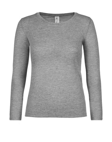 B &amp; C #E150 LSL /women, Sport Grey, M bedrucken, Art.-Nr. 029421254