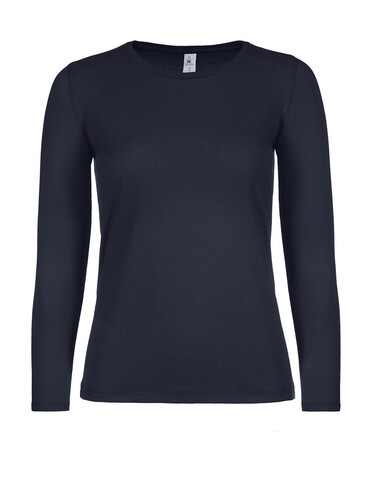 B &amp; C #E150 LSL /women, Navy, M bedrucken, Art.-Nr. 029422004