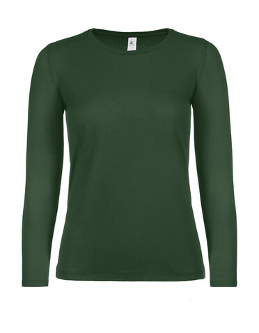 B &amp; C #E150 LSL /women, Bottle Green, M bedrucken, Art.-Nr. 029425404