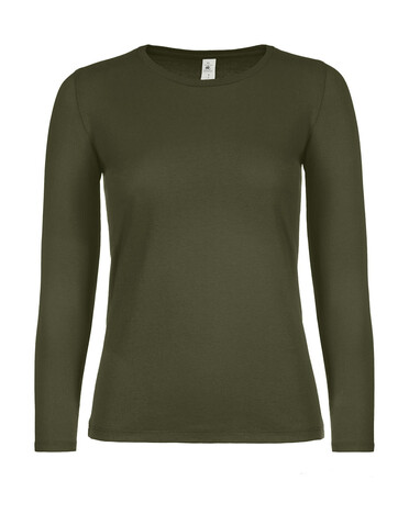 B &amp; C #E150 LSL /women, Urban Khaki, XS bedrucken, Art.-Nr. 029427362