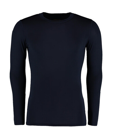 Kustom Kit Warmtex® Base Layer LS, Navy, 2XS bedrucken, Art.-Nr. 030112001