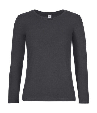 B &amp; C #E190 LSL /women, Dark Grey, XL bedrucken, Art.-Nr. 030421286