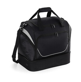 Quadra Pro Team Hardbase Holdall, Black/Black/Light Grey, One Size bedrucken, Art.-Nr. 031301750 Quadra Pro Team Hardbase Holdall, Black/Black/Light Grey, One Size bedrucken, Art.-Nr. 031301750