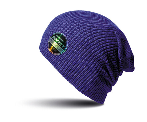 Result Caps Softex Beanie, Purple, One Size bedrucken, Art.-Nr. 031343490