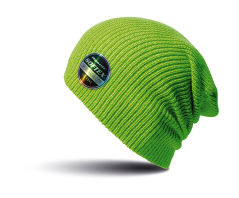 Result Caps Softex Beanie, Lime, One Size bedrucken, Art.-Nr. 031345210