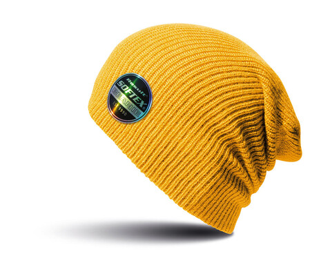 Result Caps Softex Beanie, Gold, One Size bedrucken, Art.-Nr. 031346430