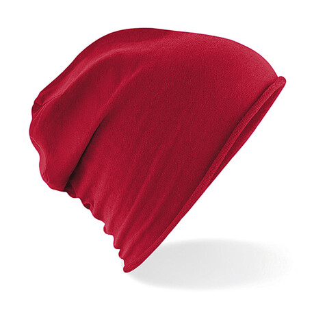 Beechfield Jersey Beanie, Red, One Size bedrucken, Art.-Nr. 031694000