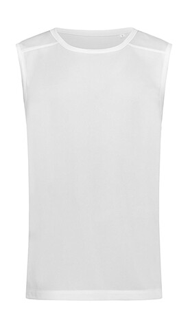 Stedman Active 140 Sleeveless Men, White, 2XL bedrucken, Art.-Nr. 032050007