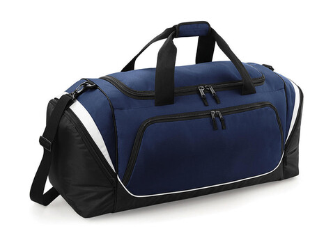 Quadra Pro Team Jumbo Kit Bag, French Navy/Black/White, One Size bedrucken, Art.-Nr. 032302810