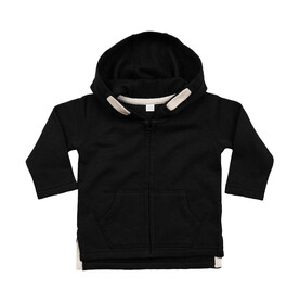 BabyBugz Baby Hoodie, Black, 6-12 bedrucken, Art.-Nr. 032471013 BabyBugz Baby Hoodie, Black, 6-12 bedrucken, Art.-Nr. 032471013