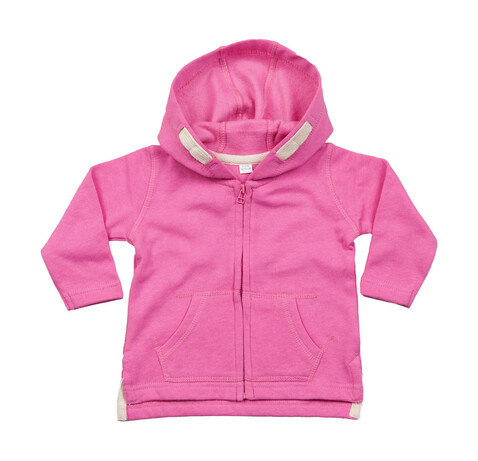 BabyBugz Baby Hoodie, Bubble Gum Pink, 12-18 bedrucken, Art.-Nr. 032474224