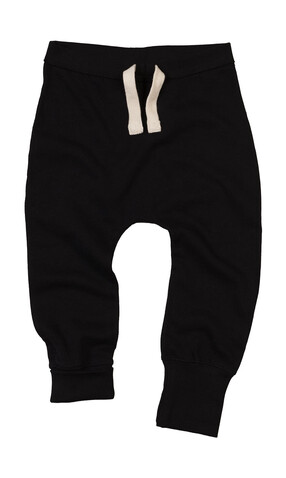 BabyBugz Baby Sweatpants, Black, 6-12 bedrucken, Art.-Nr. 033471013