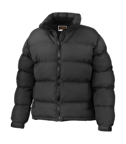 Result Ladies` Holkam Down Feel Jacket, Black, XL bedrucken, Art.-Nr. 041331016